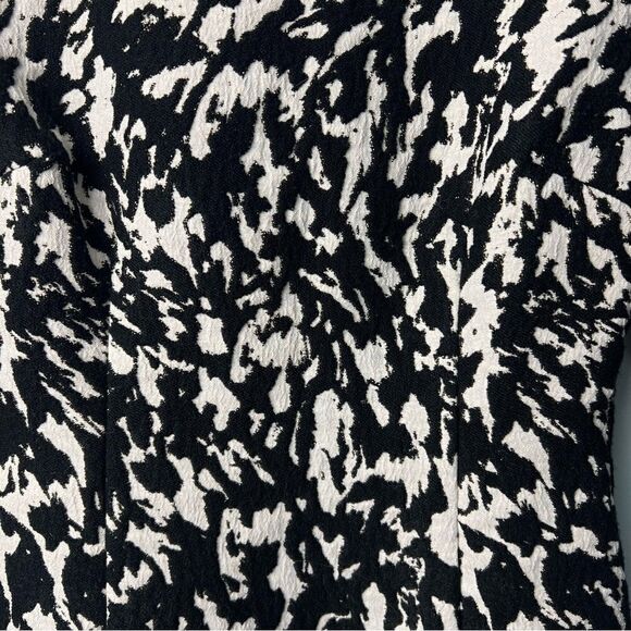 Reiss Jacques Textured Jacquard Printed Bodycon Fitted Dress Size 2 - Picture 8 of 16